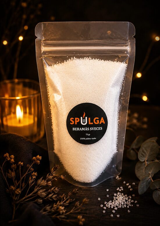 Beramā svece, balta 75 gr
