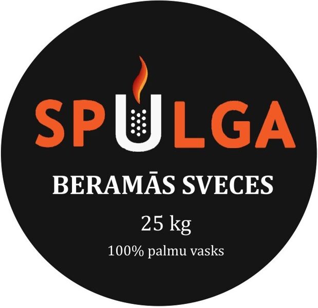 Beramā svece, balta, 25kg