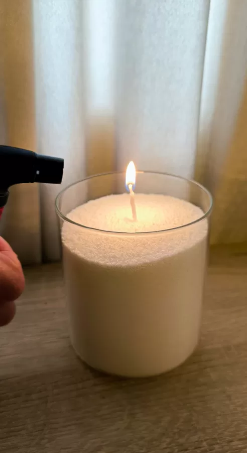 Atslābinies un izbaudi maigo sveču gaismu